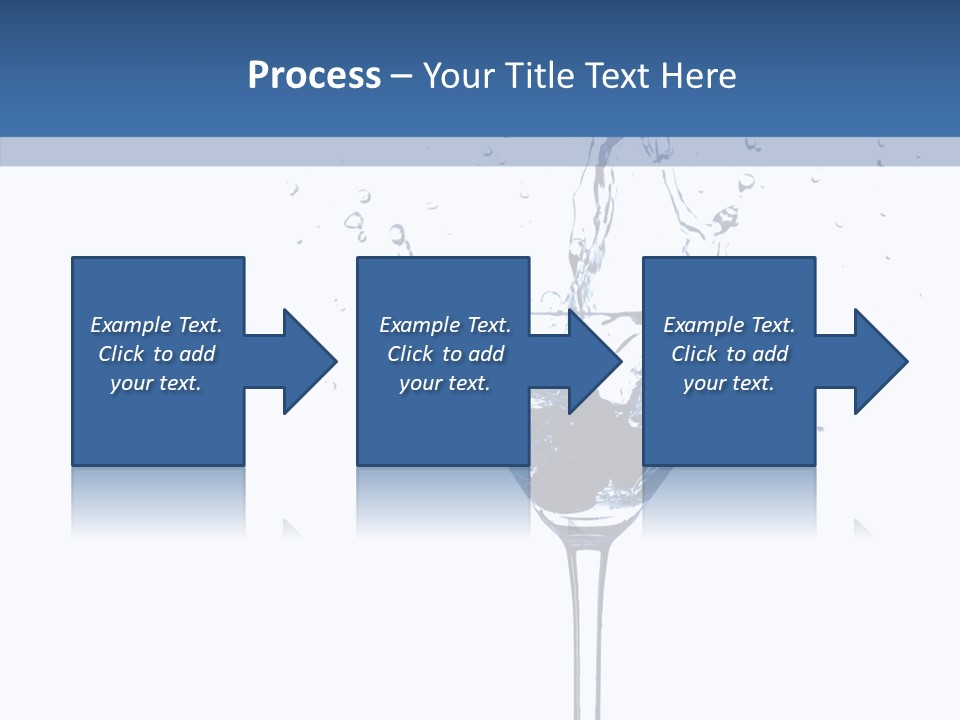 Ice Bond Splashing PowerPoint Template