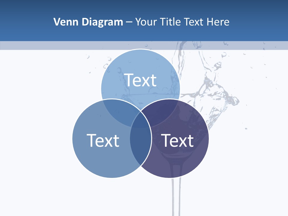 Ice Bond Splashing PowerPoint Template