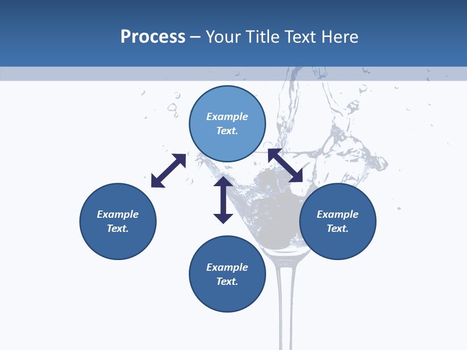 Ice Bond Splashing PowerPoint Template