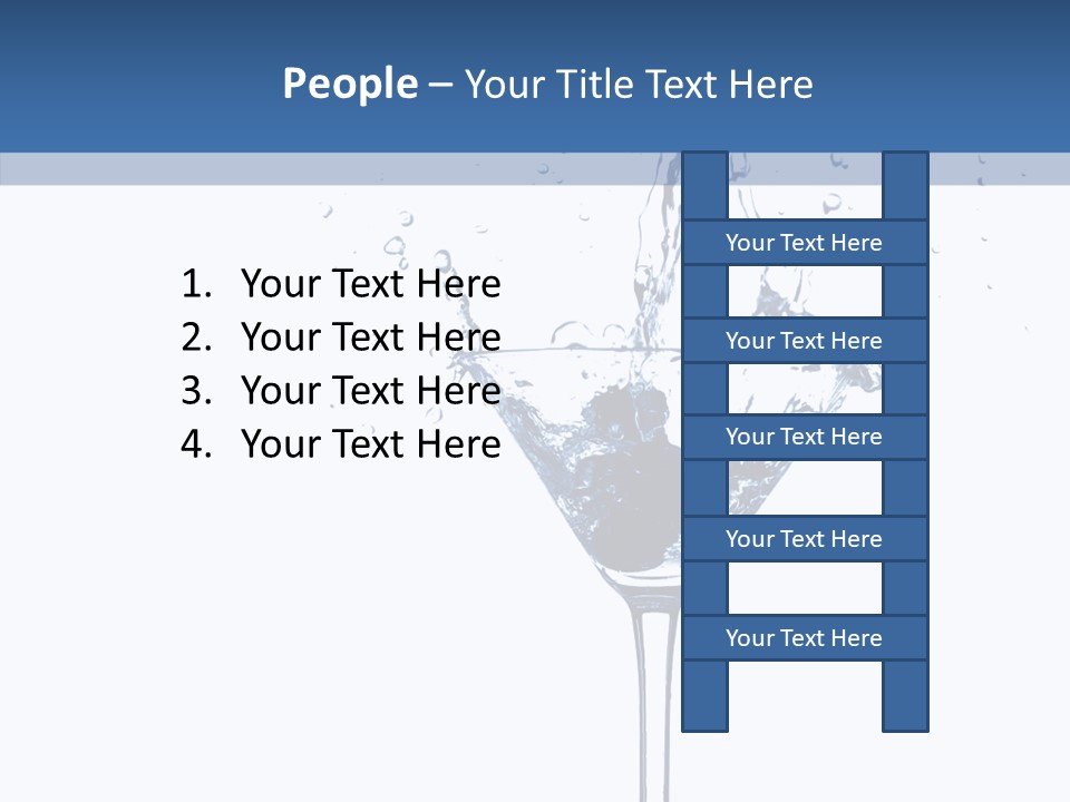 Ice Bond Splashing PowerPoint Template