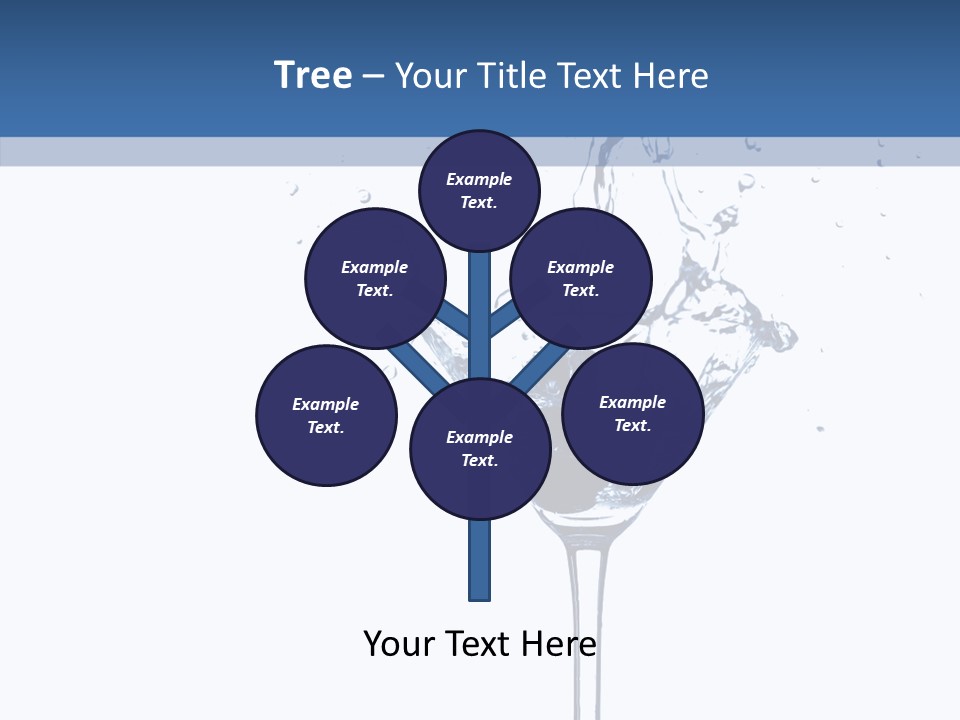 Ice Bond Splashing PowerPoint Template