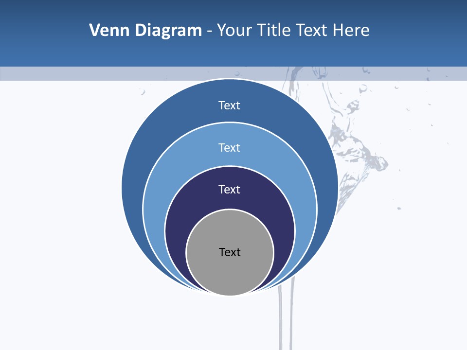 Ice Bond Splashing PowerPoint Template