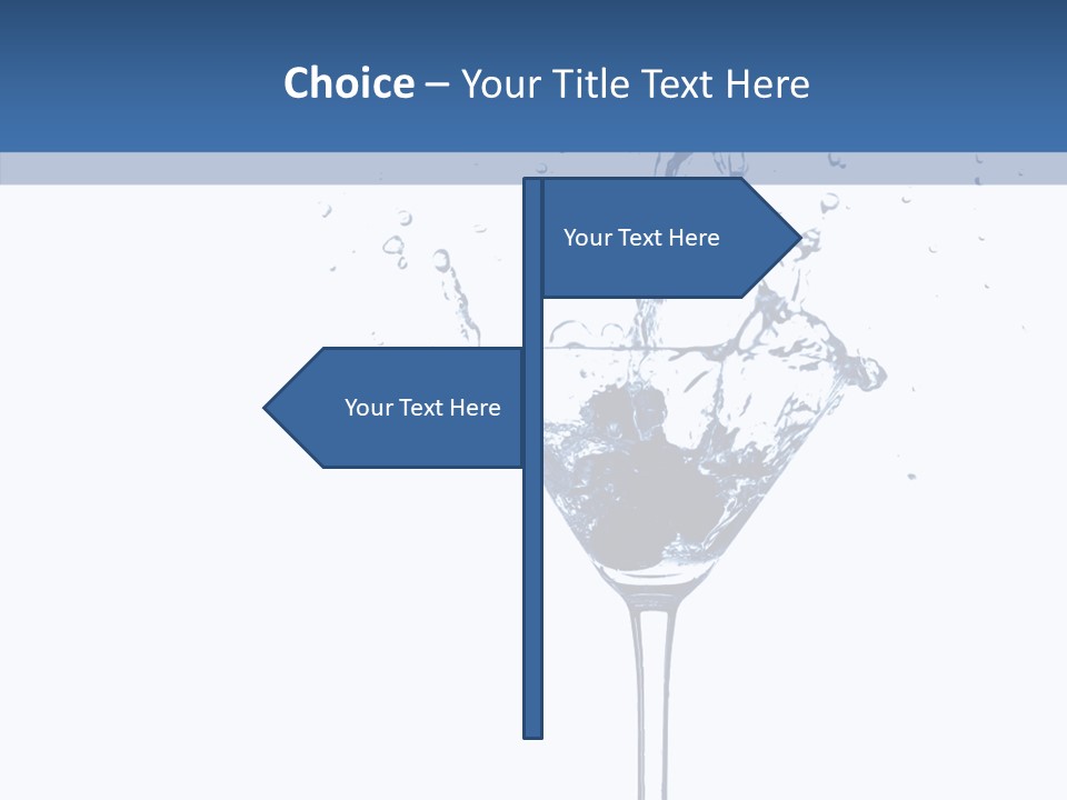 Ice Bond Splashing PowerPoint Template