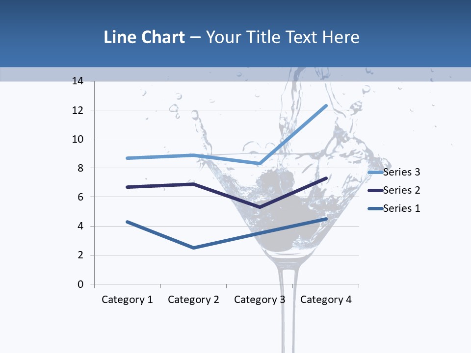 Ice Bond Splashing PowerPoint Template