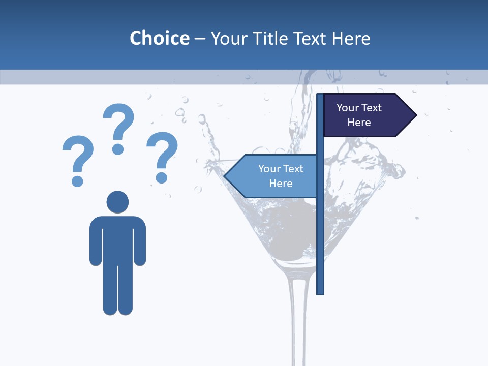 Ice Bond Splashing PowerPoint Template