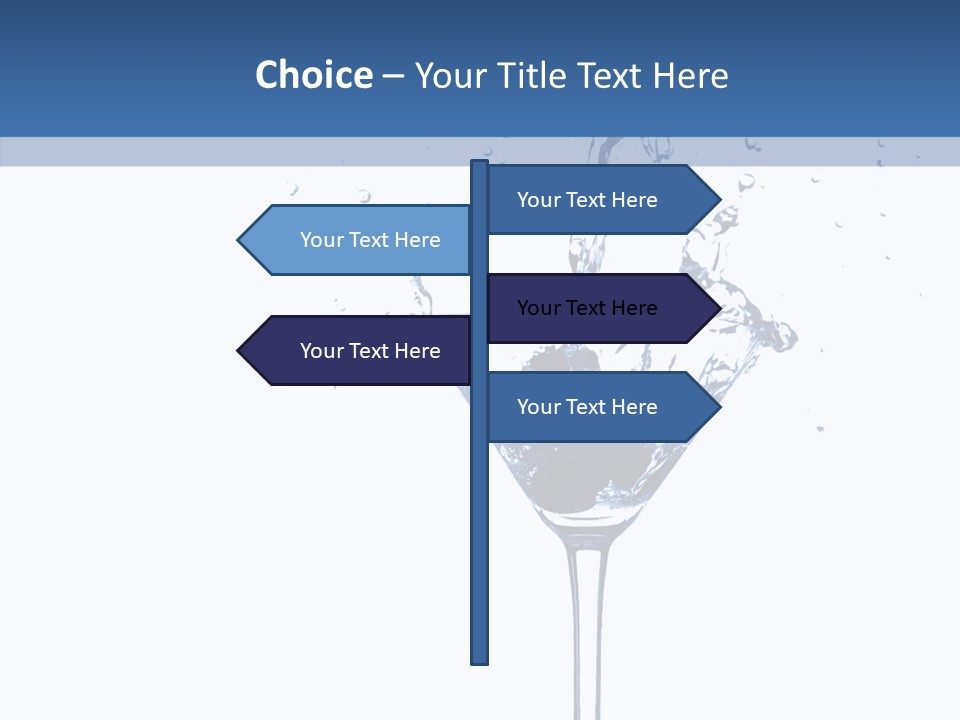 Ice Bond Splashing PowerPoint Template