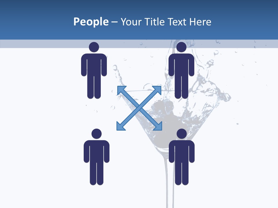 Ice Bond Splashing PowerPoint Template