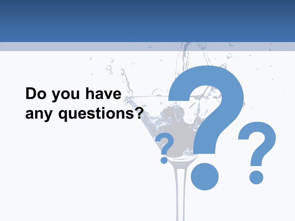 Ice Bond Splashing PowerPoint Template