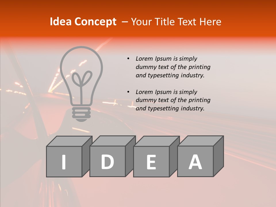 Road Building Fast PowerPoint Template