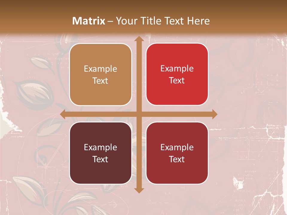 Abstract Background Beautiful Ornate PowerPoint Template