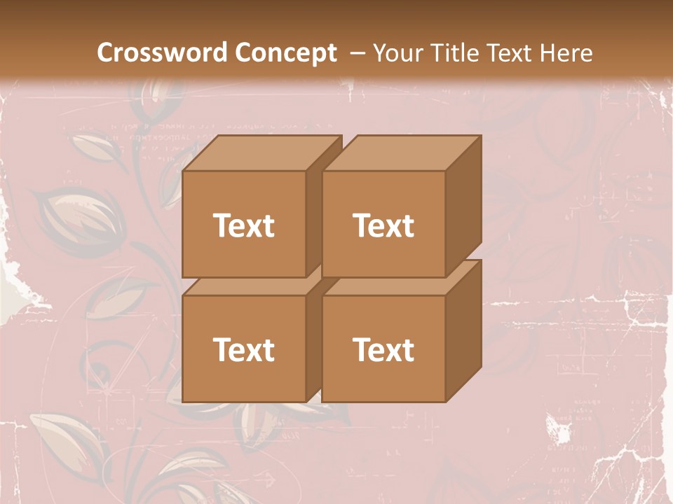 Abstract Background Beautiful Ornate PowerPoint Template