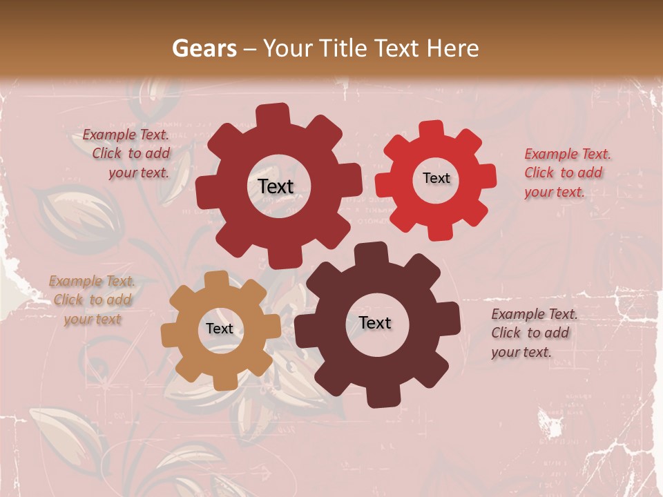 Abstract Background Beautiful Ornate PowerPoint Template