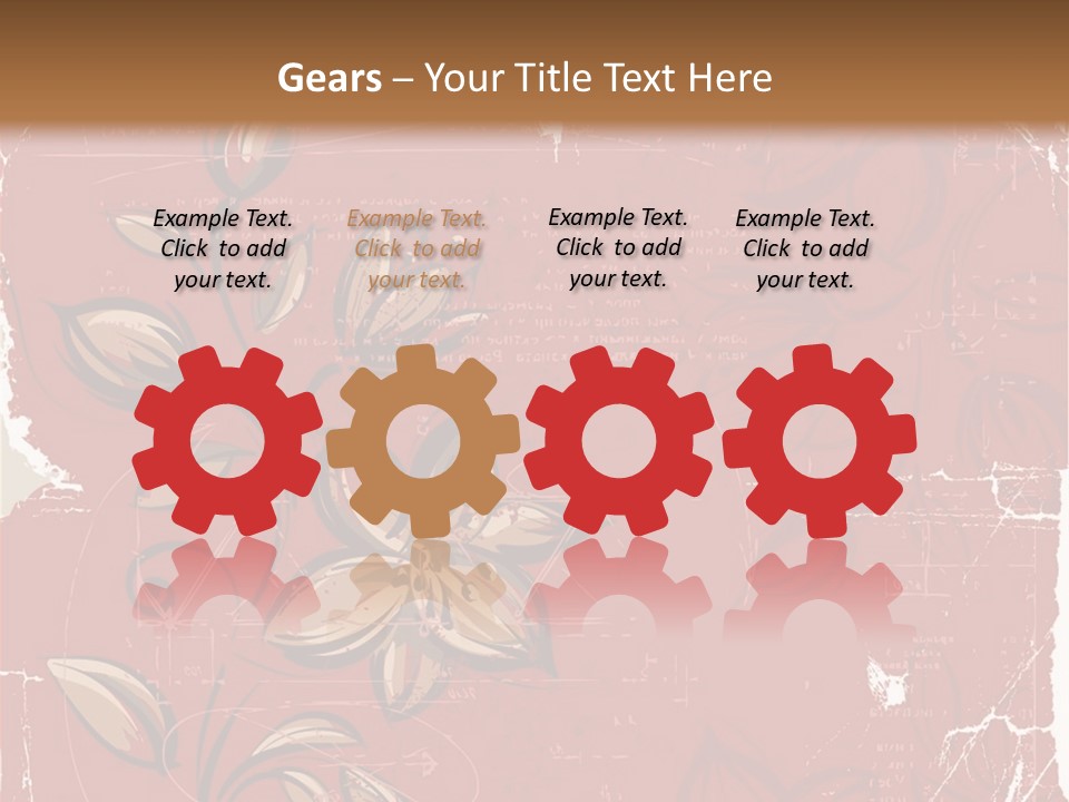 Abstract Background Beautiful Ornate PowerPoint Template