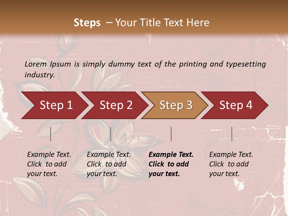 Abstract Background Beautiful Ornate PowerPoint Template