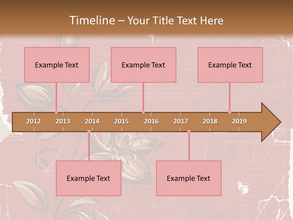 Abstract Background Beautiful Ornate PowerPoint Template