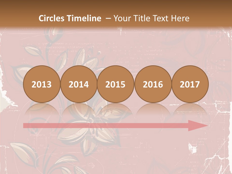 Abstract Background Beautiful Ornate PowerPoint Template