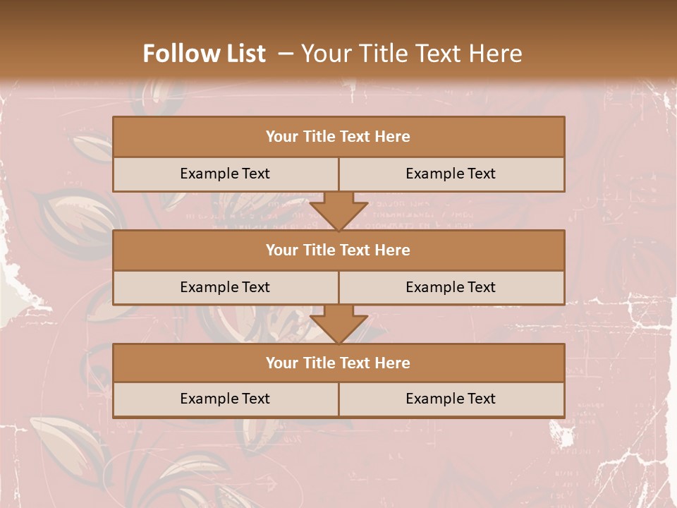 Abstract Background Beautiful Ornate PowerPoint Template