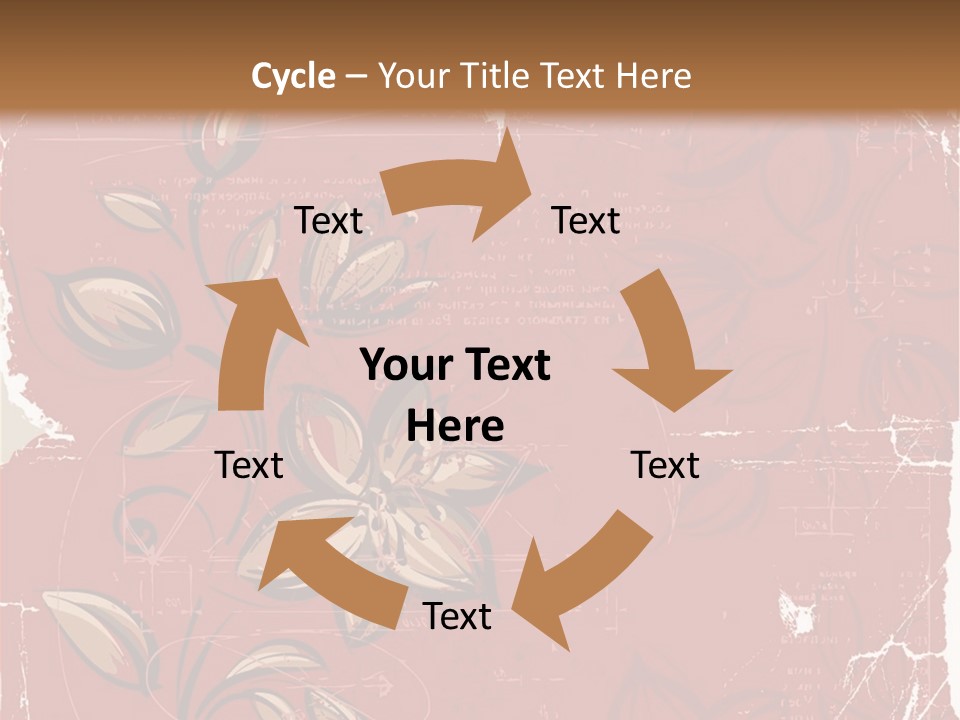 Abstract Background Beautiful Ornate PowerPoint Template