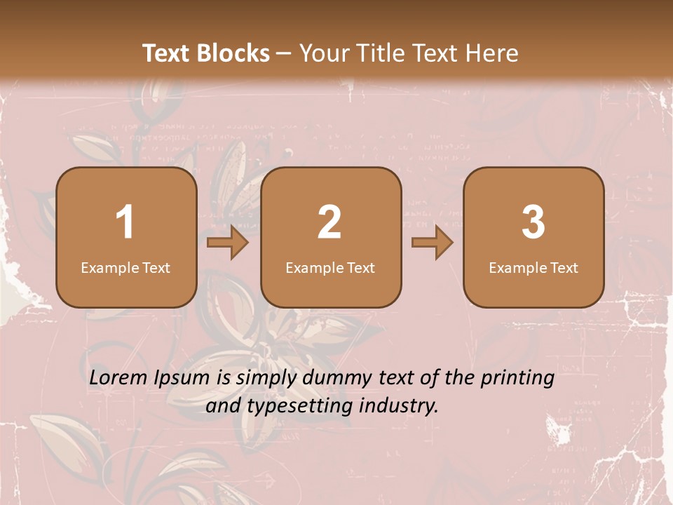 Abstract Background Beautiful Ornate PowerPoint Template