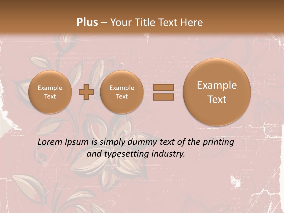 Abstract Background Beautiful Ornate PowerPoint Template