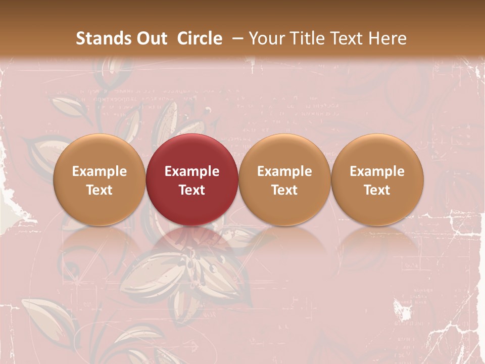 Abstract Background Beautiful Ornate PowerPoint Template