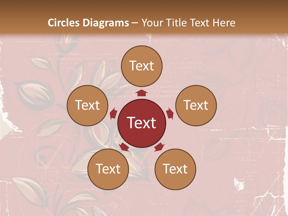 Abstract Background Beautiful Ornate PowerPoint Template