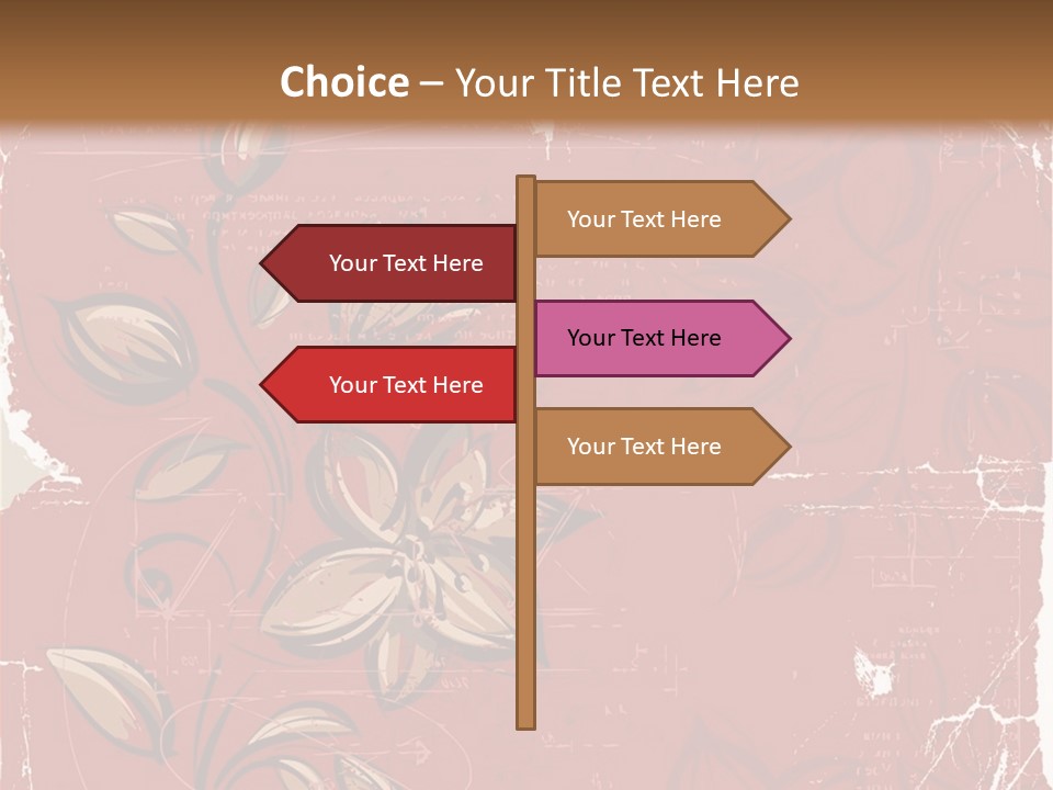 Abstract Background Beautiful Ornate PowerPoint Template