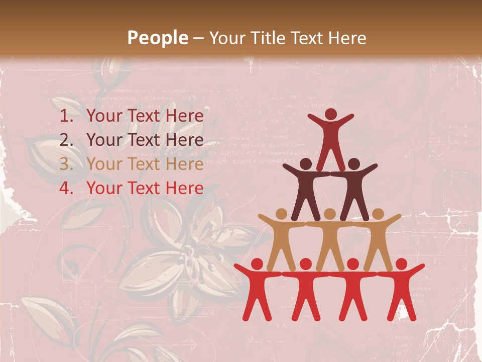 Abstract Background Beautiful Ornate PowerPoint Template