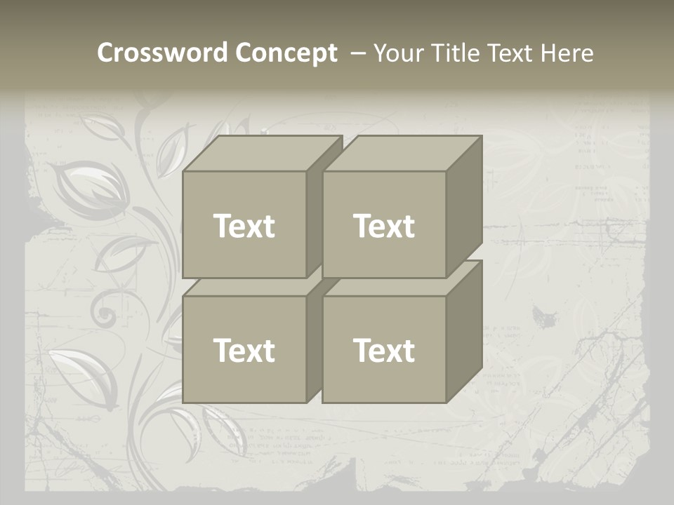 Panel Stain Background PowerPoint Template