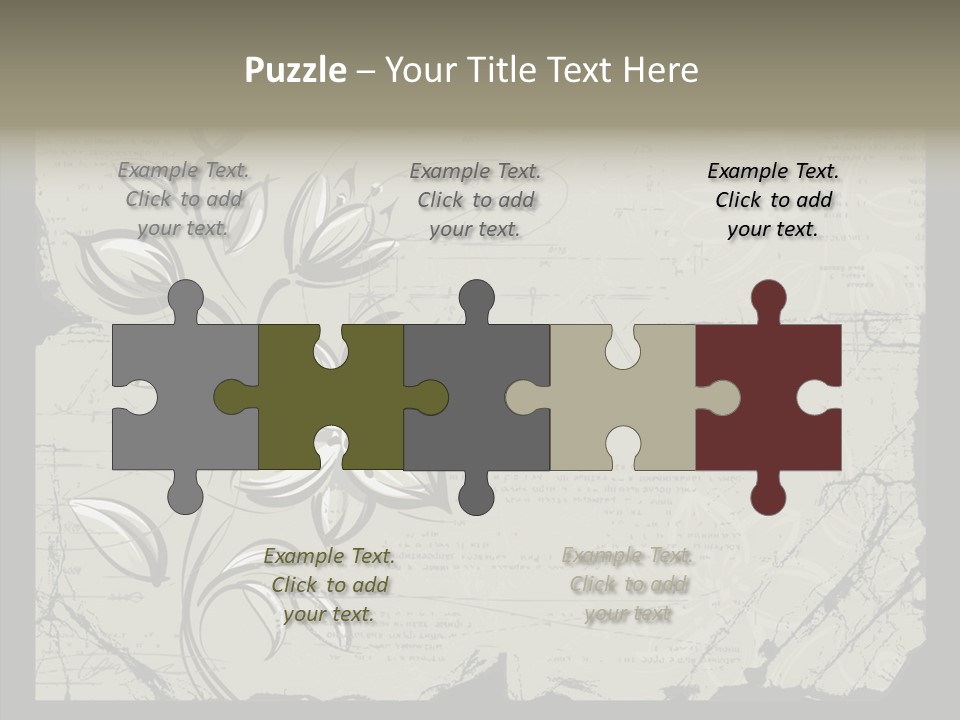 Panel Stain Background PowerPoint Template