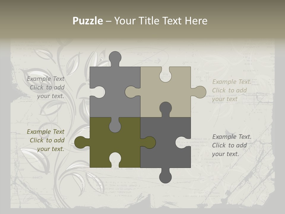 Panel Stain Background PowerPoint Template