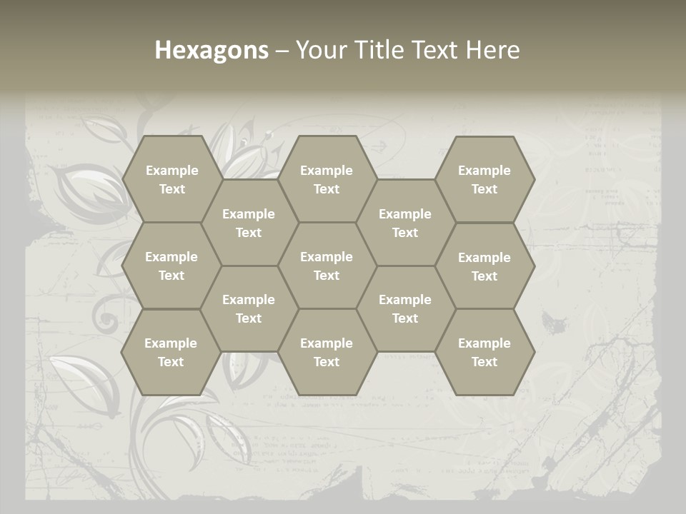 Panel Stain Background PowerPoint Template