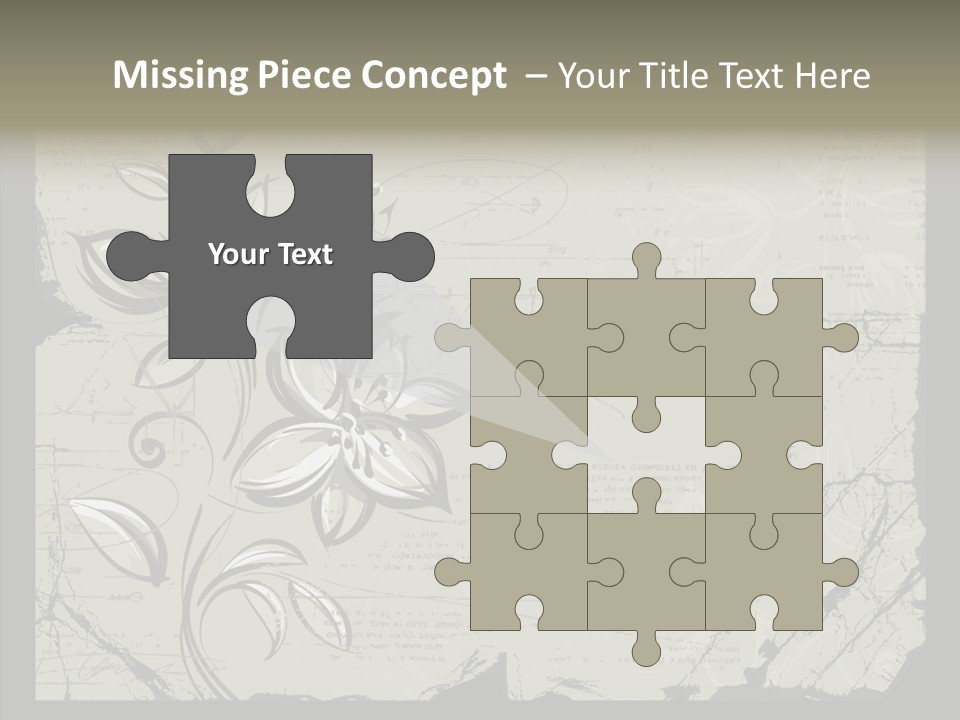 Panel Stain Background PowerPoint Template