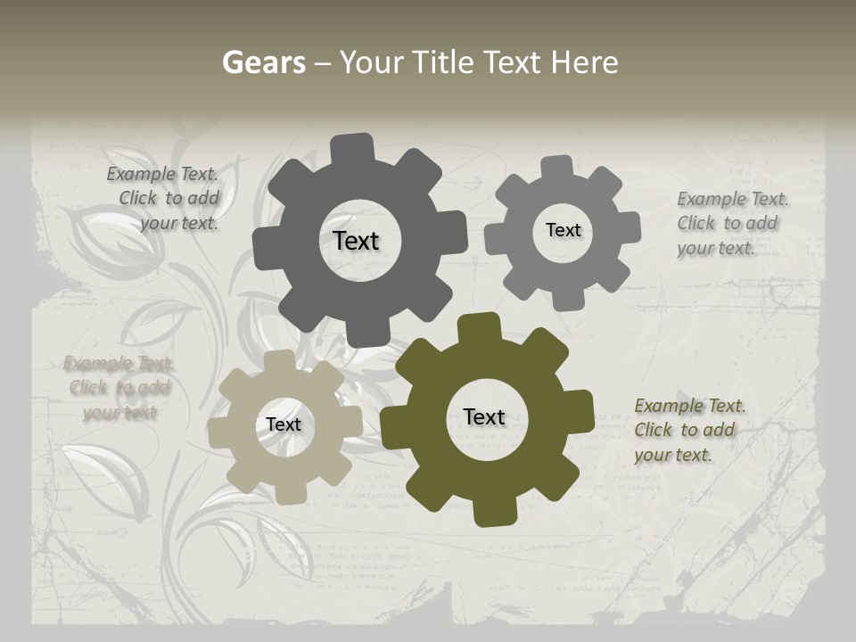 Panel Stain Background PowerPoint Template