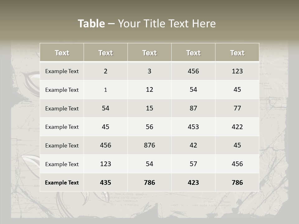 Panel Stain Background PowerPoint Template