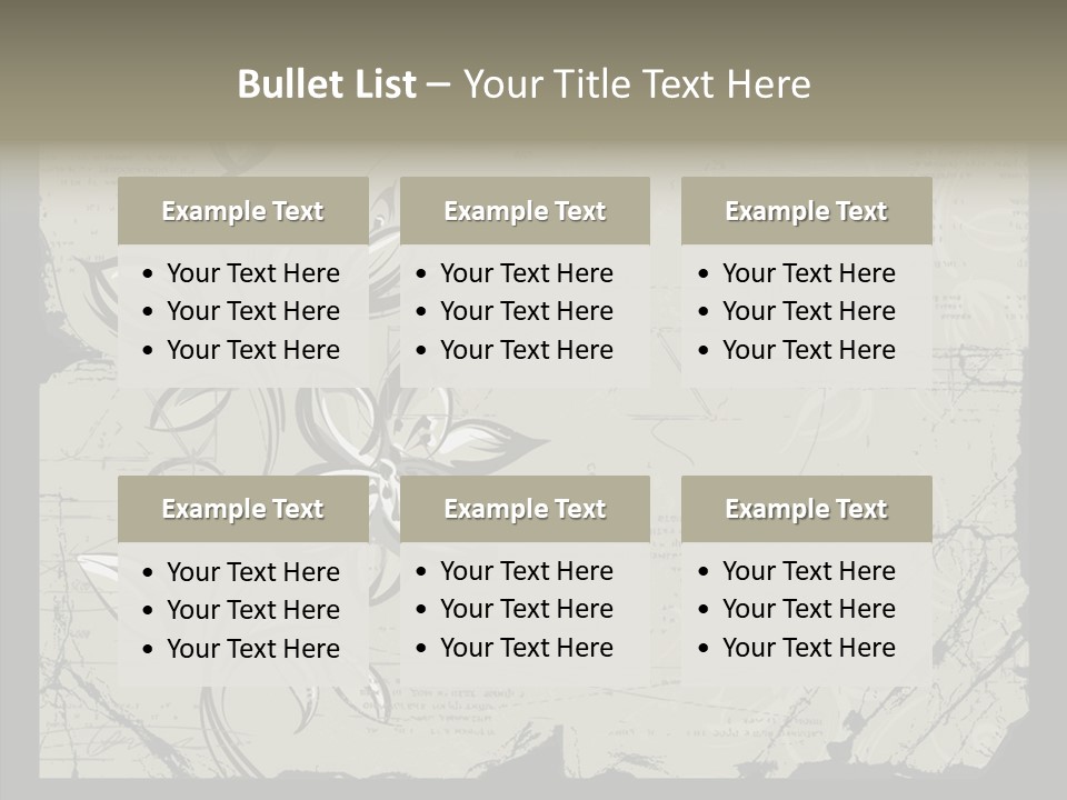 Panel Stain Background PowerPoint Template