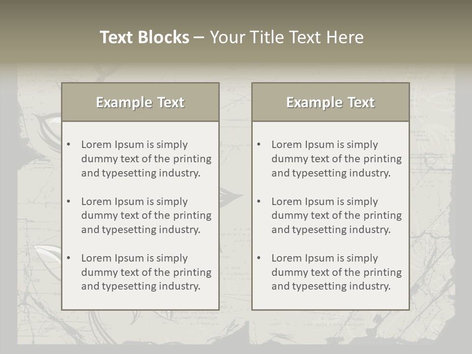 Panel Stain Background PowerPoint Template