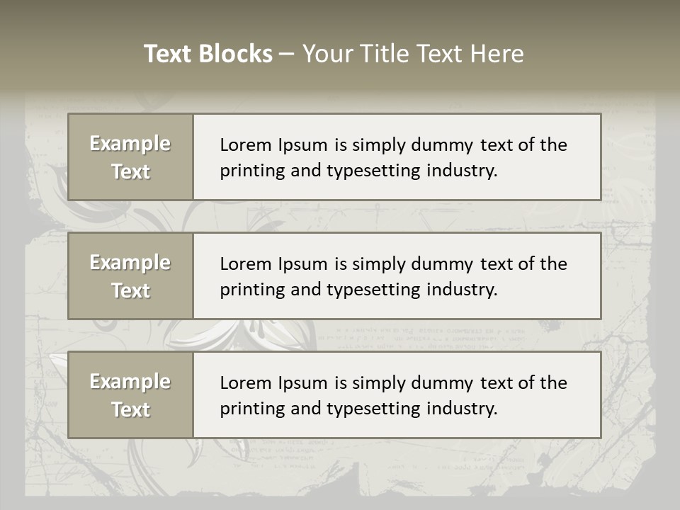 Panel Stain Background PowerPoint Template