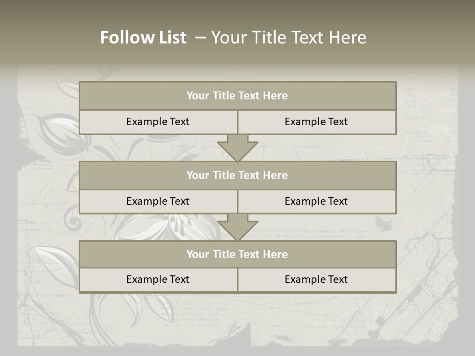 Panel Stain Background PowerPoint Template