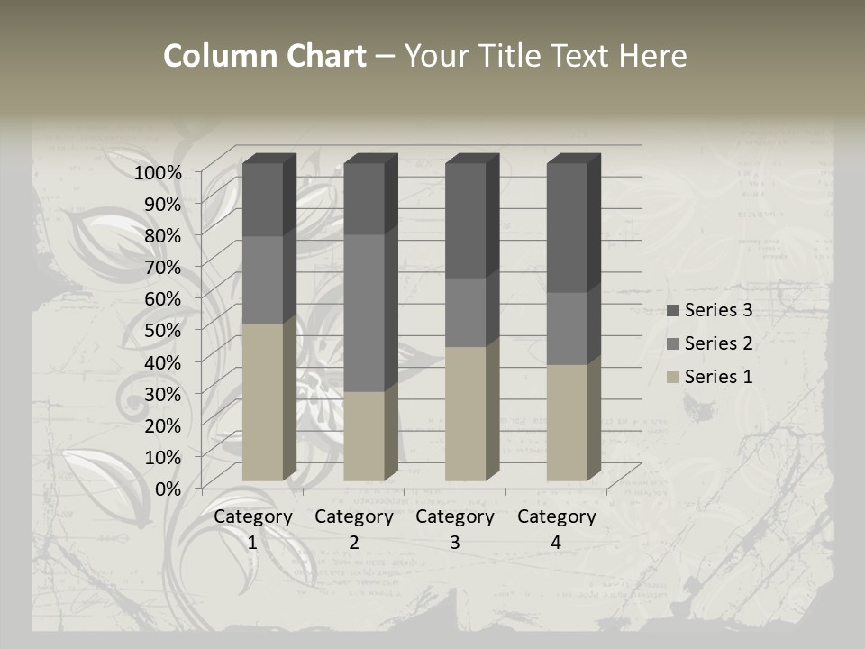 Panel Stain Background PowerPoint Template