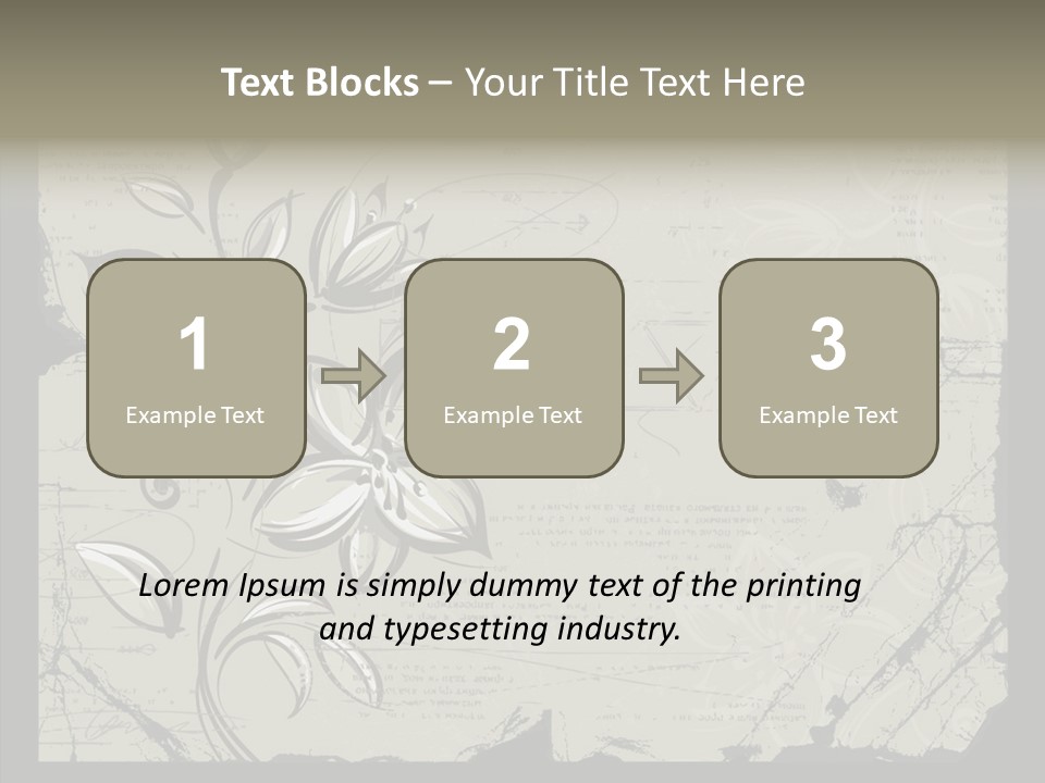Panel Stain Background PowerPoint Template