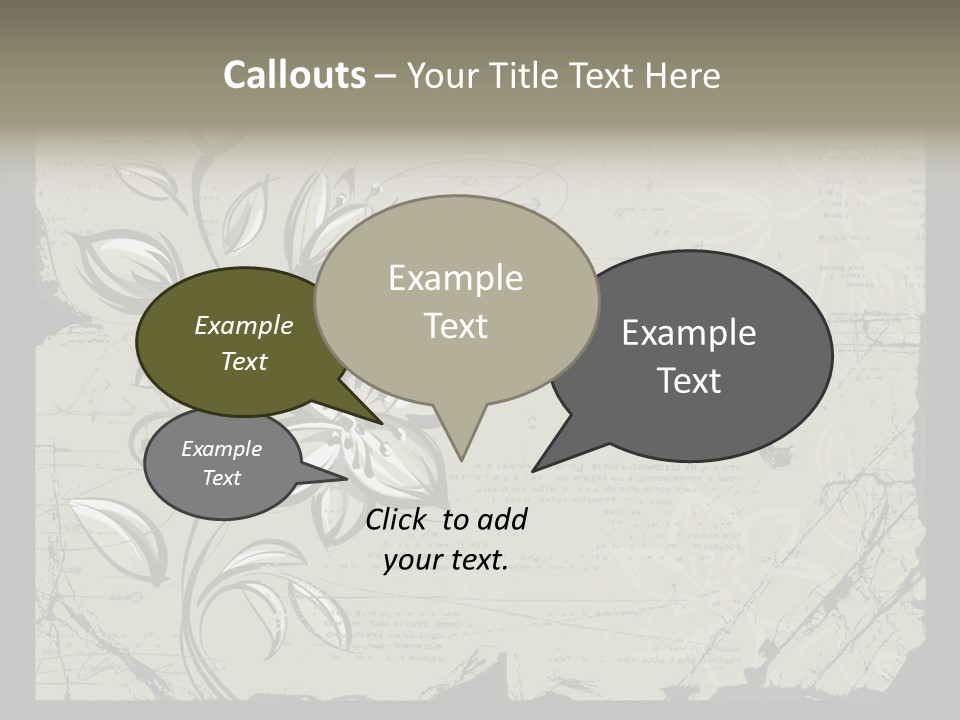 Panel Stain Background PowerPoint Template