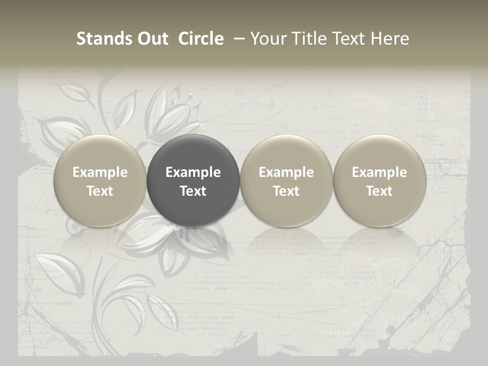 Panel Stain Background PowerPoint Template