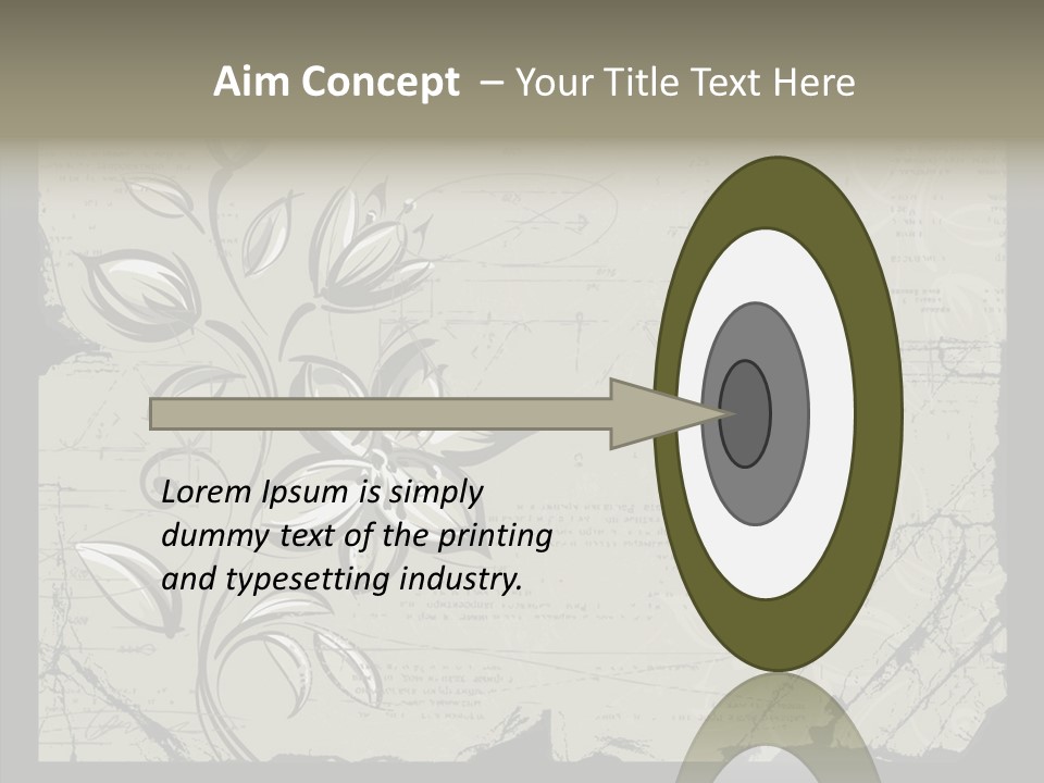 Panel Stain Background PowerPoint Template