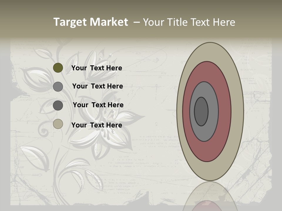 Panel Stain Background PowerPoint Template