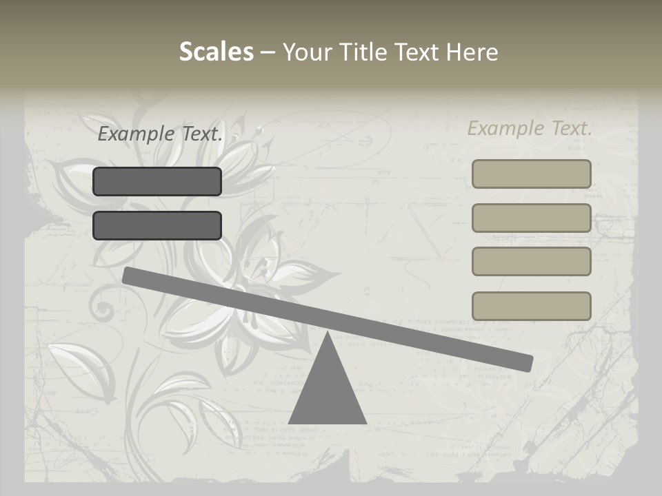 Panel Stain Background PowerPoint Template