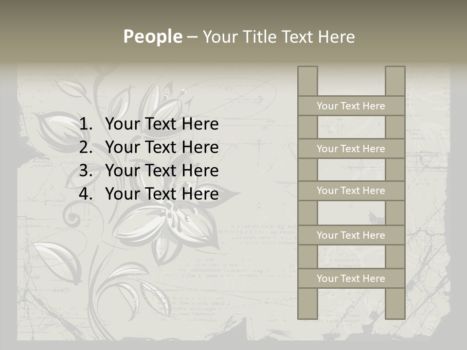Panel Stain Background PowerPoint Template