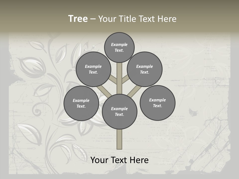 Panel Stain Background PowerPoint Template