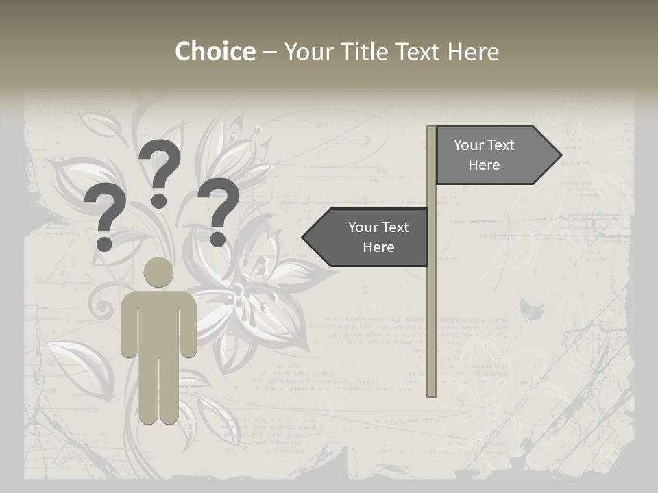 Panel Stain Background PowerPoint Template