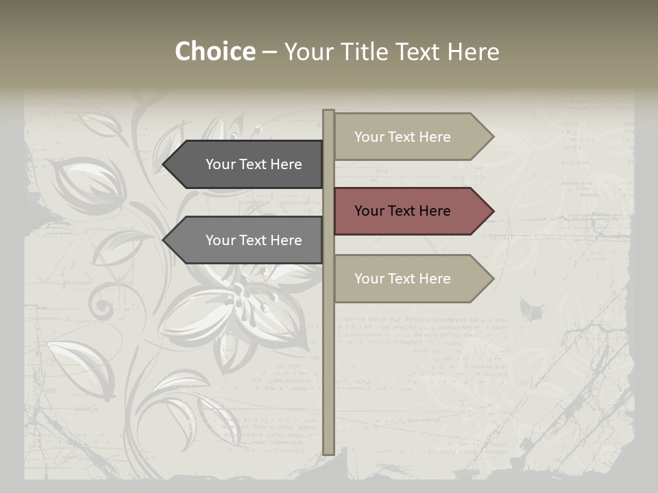 Panel Stain Background PowerPoint Template